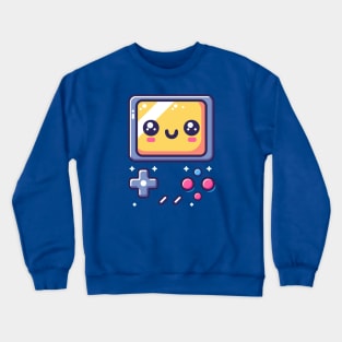 Game console cute face Crewneck Sweatshirt